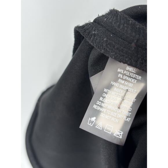 Tommy Hilfiger Dress Womens 18 Black Sleeveless Studded Sheath Stretchy Zip Up - Picture 10 of 16